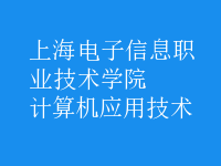 计算机应用技术