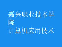 计算机应用技术