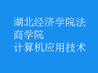 计算机应用技术