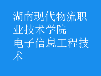 电子信息工程技术