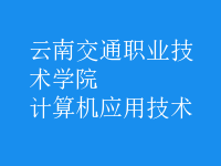 计算机应用技术