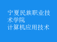 计算机应用技术