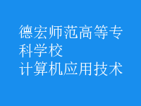 计算机应用技术