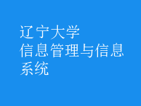 信息管理与信息系统
