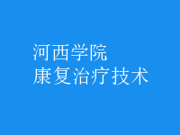 康复治疗技术