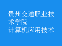 计算机应用技术