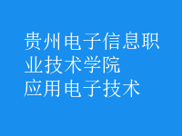 应用电子技术