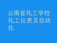 化工仪表及自动化