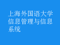信息管理与信息系统